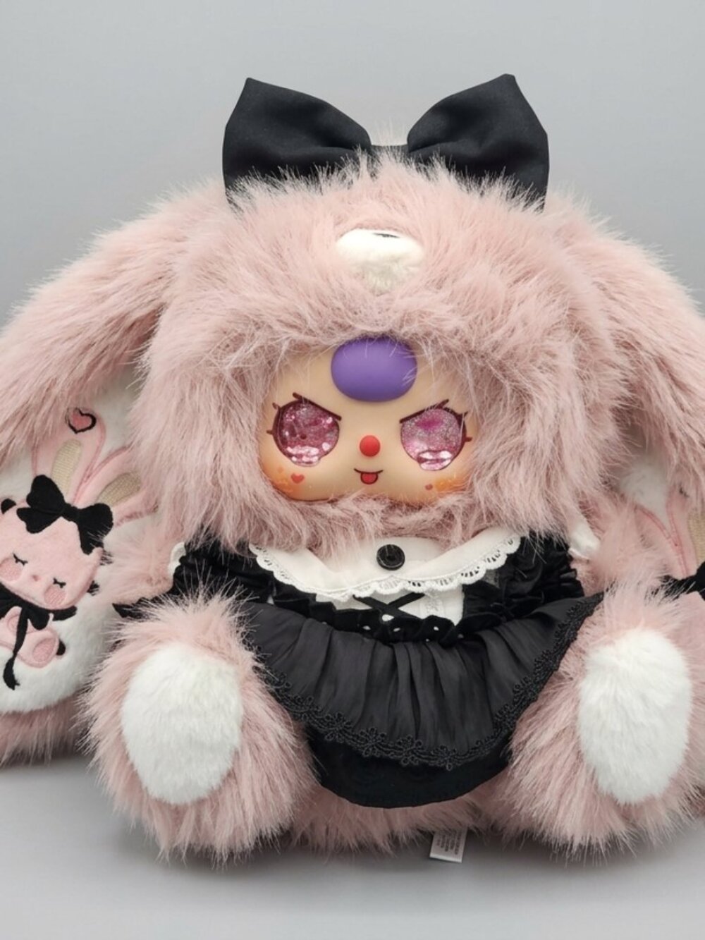 Baby Three pink Lily rabbit town v5 w Pink liquid glitter eyes